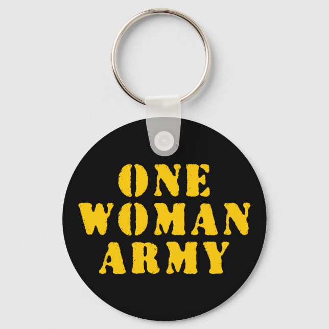 EN WOMAN ARMY NYCKELRING (Framsida)