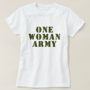 EN WOMAN ARMY T SHIRT