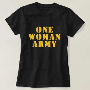 EN WOMAN ARMY T SHIRT