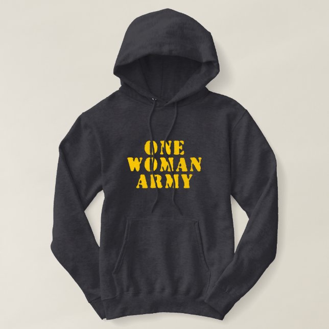 EN WOMAN ARMY T SHIRT (Design framsida)