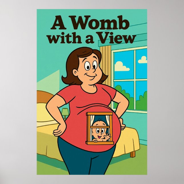 En Womb med en View - Tecknad Edition Poster (Framsidan)