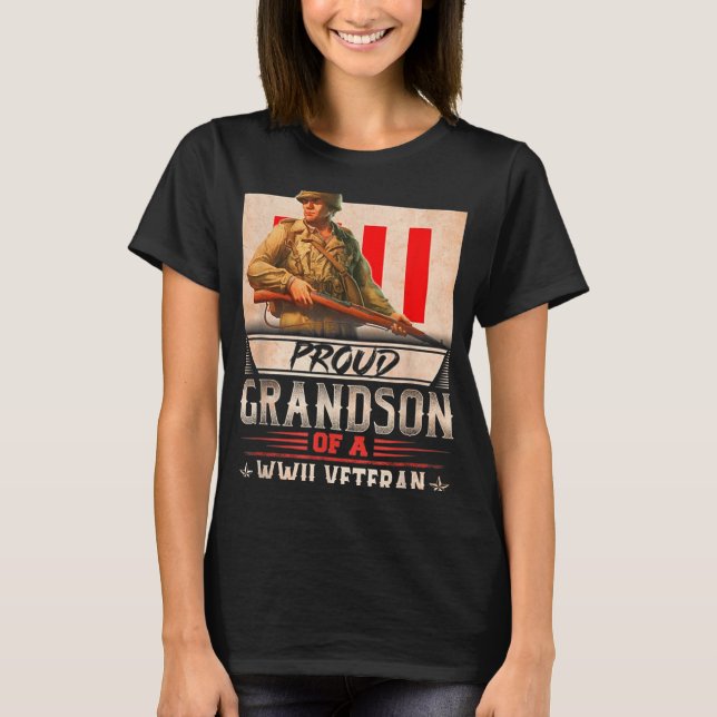 En Wwii Veteran-morson T Shirt (Framsida)