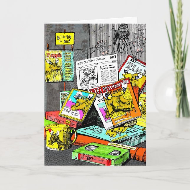 En Yak är en Yak - kort (Framsida)