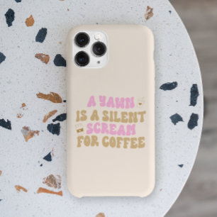 En Yawn är en tyst Skräm för kaffefyng Rosa