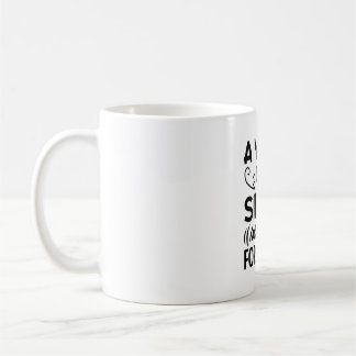 en ywn är ett tyst skrik för kaffe kaffemugg