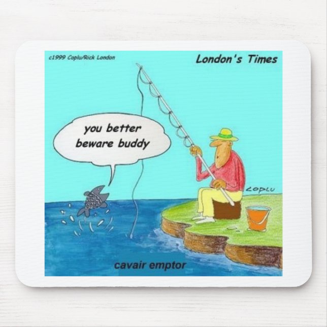 en zazzle köpare varning musmatta (Framsidan)