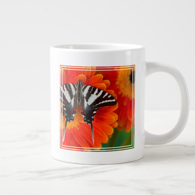 En Zebra Swallowtail Fjäril Jumbo Mugg (Höger)