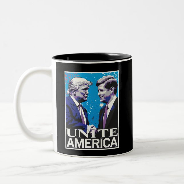 Ena Amerika Ikoniska Trump  Två-Tonad Mugg (Vänster)