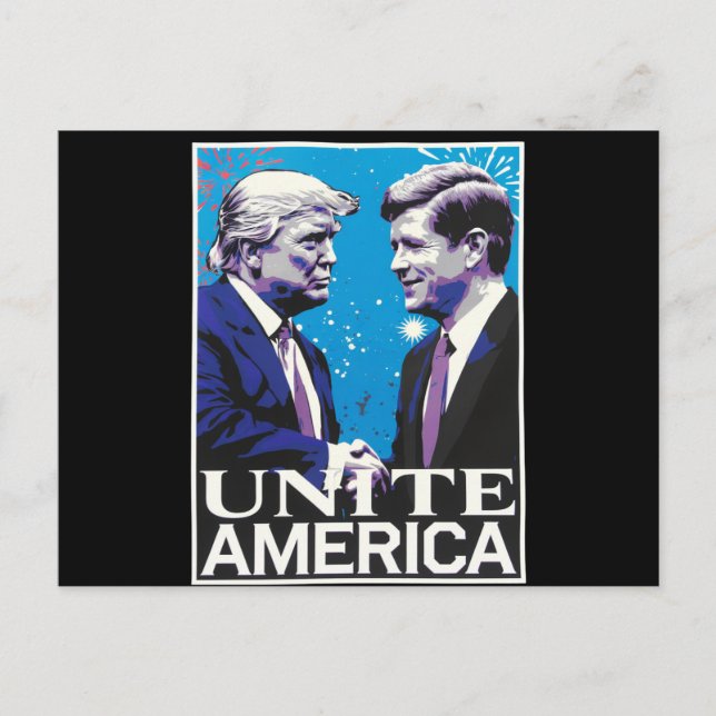 Ena Amerika Ikoniska Trump  Vykort (Framsida)