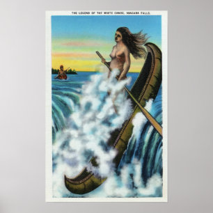 Enactment av legenden av vitkanoten poster