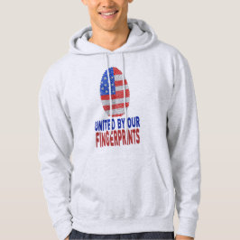 Enade av våra utskrifter hoodie