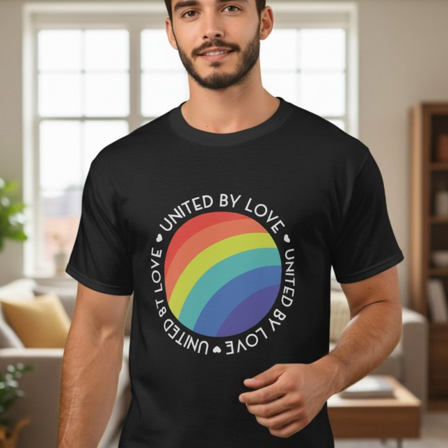Enade Genom Kärlek Hbtq Pride Gay Lesbisk Regnbåge T Shirt (Skapare uppladdad)