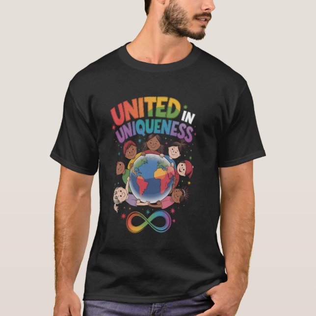 Enade i Unikhet Värld Av Enighet T-shirt (Framsida)