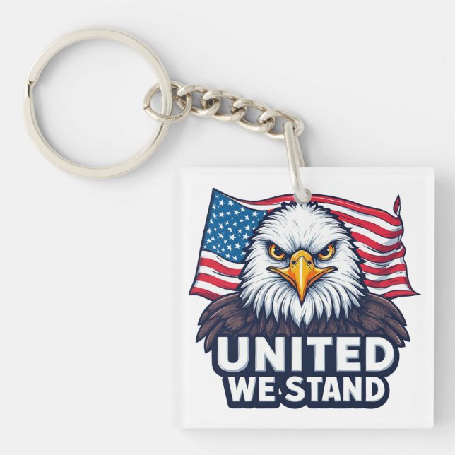 Enade Står Vi Patriotisk USA-design (Framsidan)