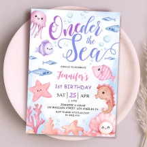 ENAderSea! 1:a födelsedagstidningen Girl Cute Sea