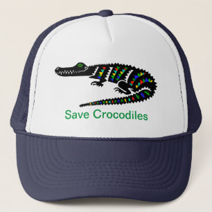 Enadngered American CROCODILE - Hat Keps