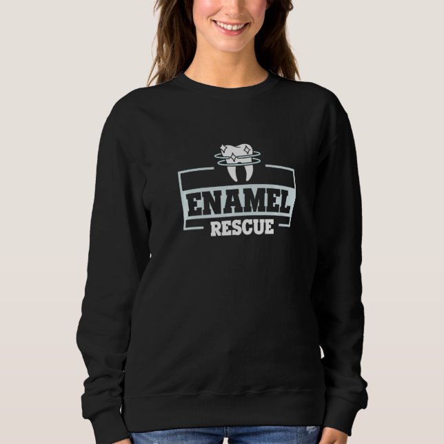 Enamel-Rädding för tandläkare T Shirt (Framsida)