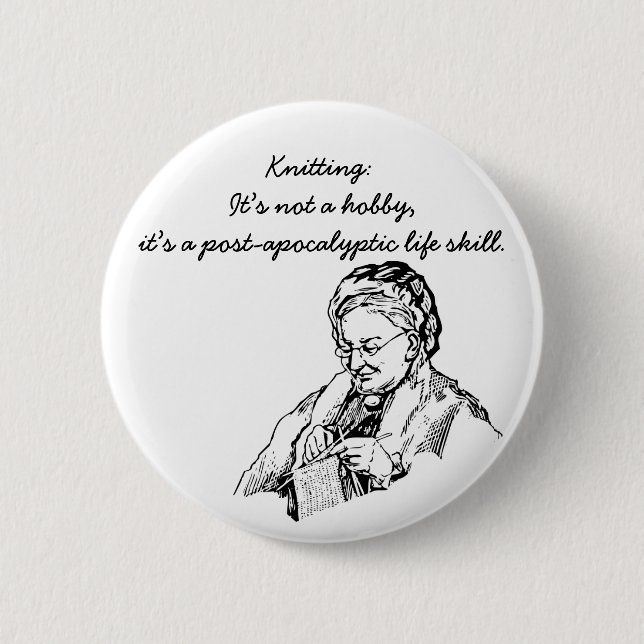 Enapokalyptisk livexpertis knapp (Framsida)