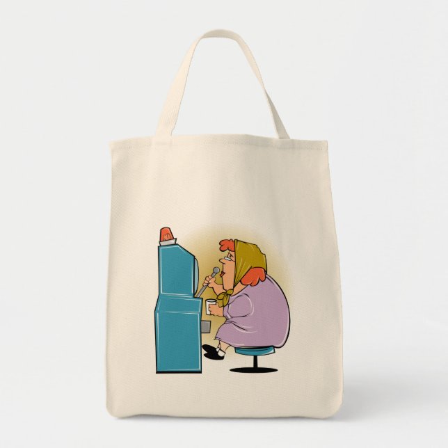 Enarmad banditspringor - lek som ska segras tygkasse (Framsidan)