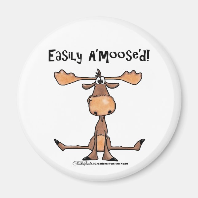 Enasily A'Moose’d Magnet (Framsidan)