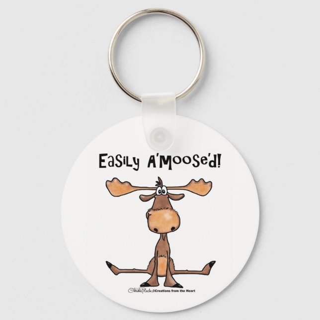 Enasily A'Moose’d Nyckelring (Framsida)