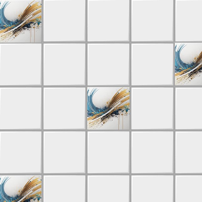 Enastående Abstrakt för keramik Tile - Vibrant des Kakelplatta (Skapare uppladdad)