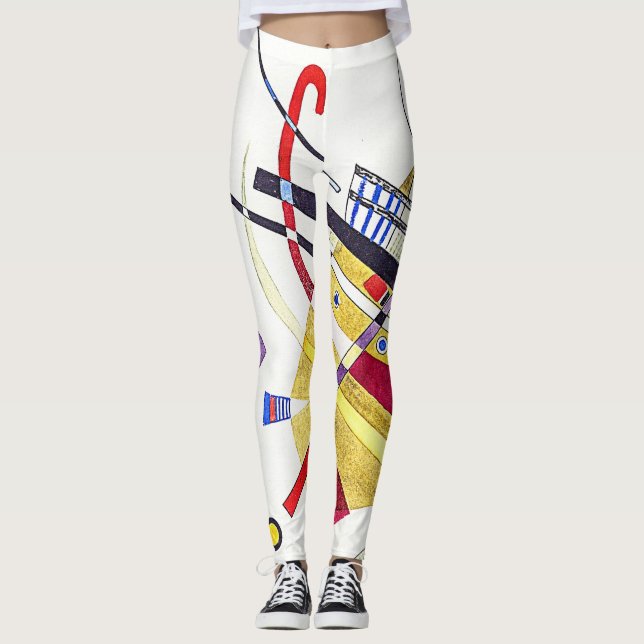 Enastående abstraktion - Kandinsky Leggings (Framsida)