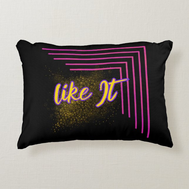 Enastående dekormönster på Zazzle Prydnadskudde (Framsidan)