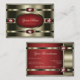 Enastående färgeffekt med röd toning i Mörken Visitkort