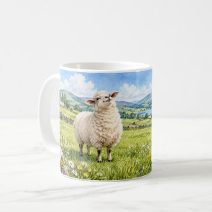Enastående i mitt fält Rollig får-mugg Kaffemugg