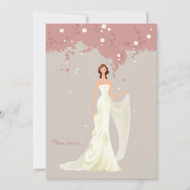 Enastående Inbjudningskort för möhippan (Framsida)