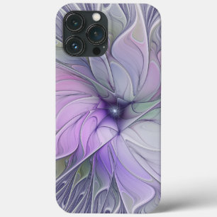 Enastående, modern Abstrakt Fractal Art Flower
