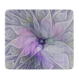 Enastående, modern Abstrakt Fractal Art Flower