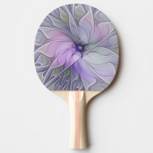Enastående, modern Abstrakt Fractal Art Flower Pingisracket