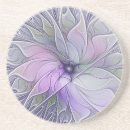 Enastående, modern Abstrakt Fractal Art Flower Underlägg