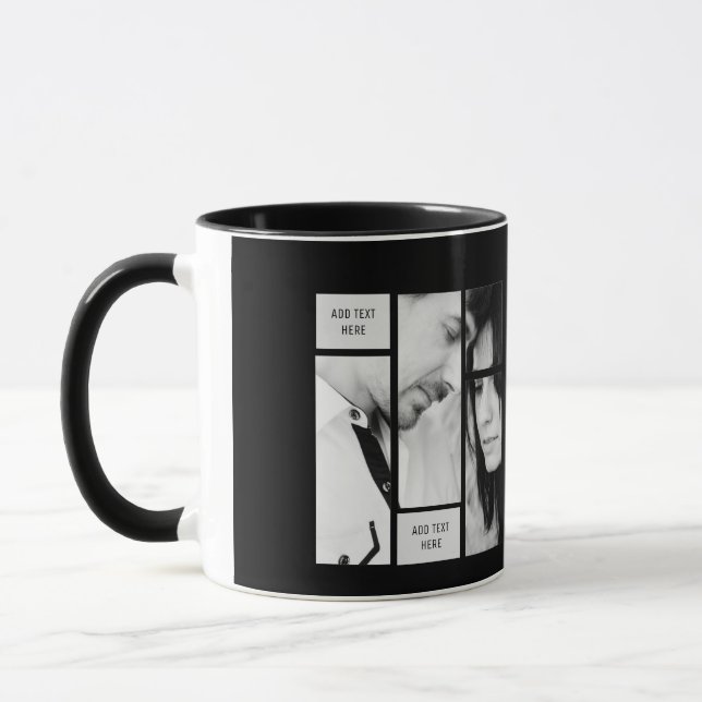 Enastående modern Photo Mugg med Rosa Black (Vänster)