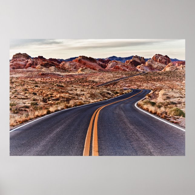 Enastående ökertmotorväg poster (Framsidan)