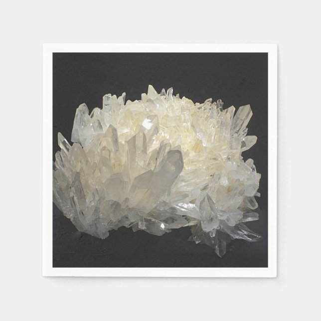 Enastående Quartz Crystal Pappersservett (Framsidan)