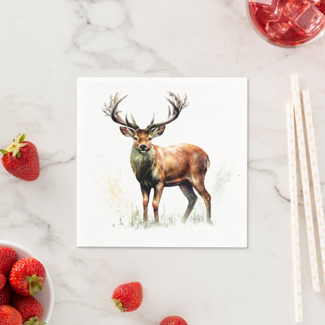 Enastående rackmonterad Hjort Pappersservett (Insitu)