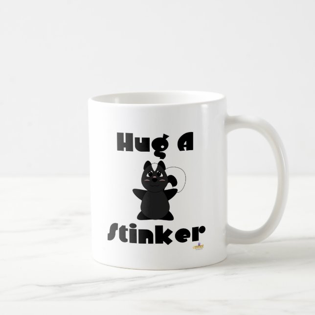 Enastående Skunk Hug A Stinker Kaffemugg (Höger)
