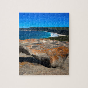 Enastående Sten på Fraser Island kusten Pussel