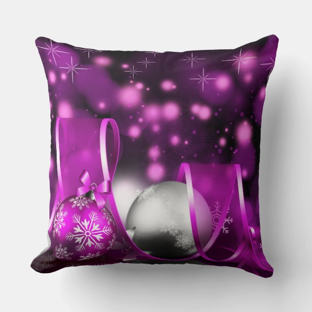 Enastående XmasThrow-fyllning för Lila Kudde (Framsida)