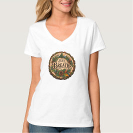 Enbart Andas Rustik Skog T-Shirt för Kvinnor