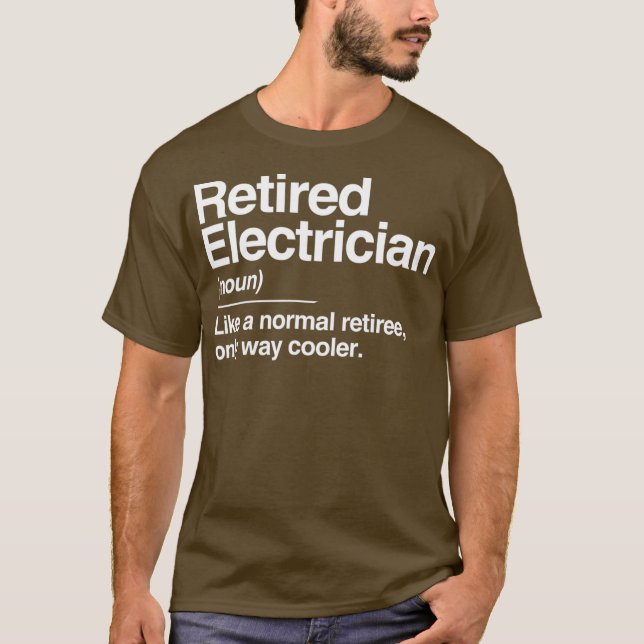 Enbart standardpresentatör för återvunnen elektris t shirt (Framsida)
