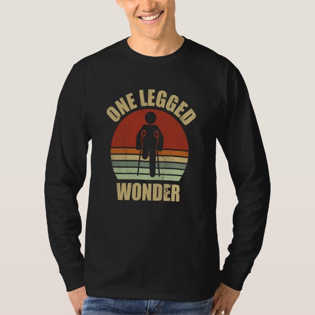 Enbent Underverk Amputerad Amputation T Shirt (Framsida)
