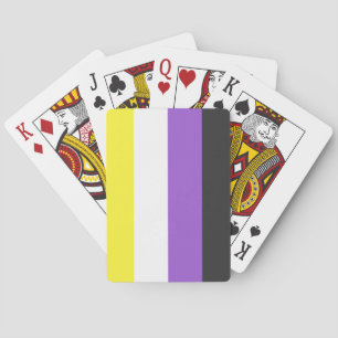 Enby-Flagga (icke-binärt Pride) Casinokort