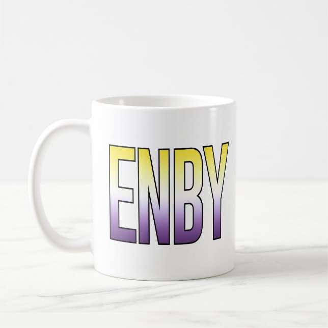 ENBY - Icke-binär Kaffemugg (Vänster)