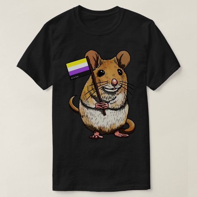 Enby Mouse T Shirt (Design framsida)
