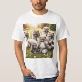 Encantadores Cachorros Wolfspitz: Adorables y Jugu T Shirt