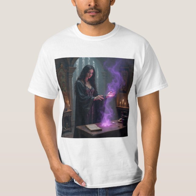 Encantamientos Mágicos: Diseño de Brujería T Shirt (Framsida)